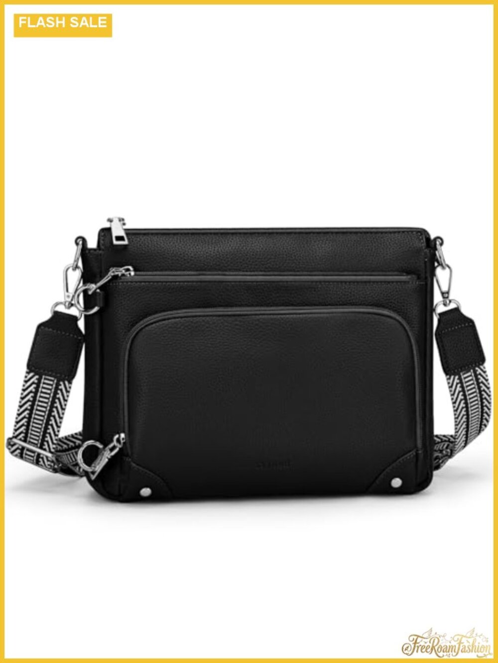 Anti-Theft Crossbody Purse Built-In Wallet RFID Travel Bag